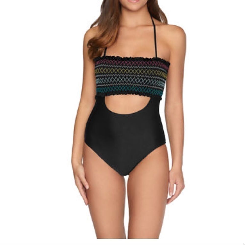 Arizona Medium cut out swimsuit black one piece